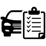 Icon Auto und Checkliste